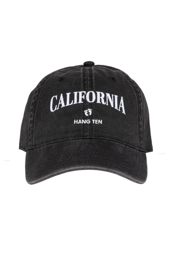 Gorra deslavada negra CALIFORNIA - Hang Ten 