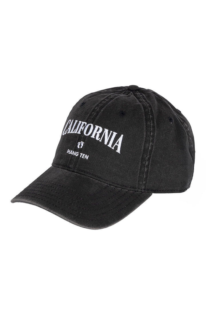 Gorra deslavada negra CALIFORNIA - Hang Ten 