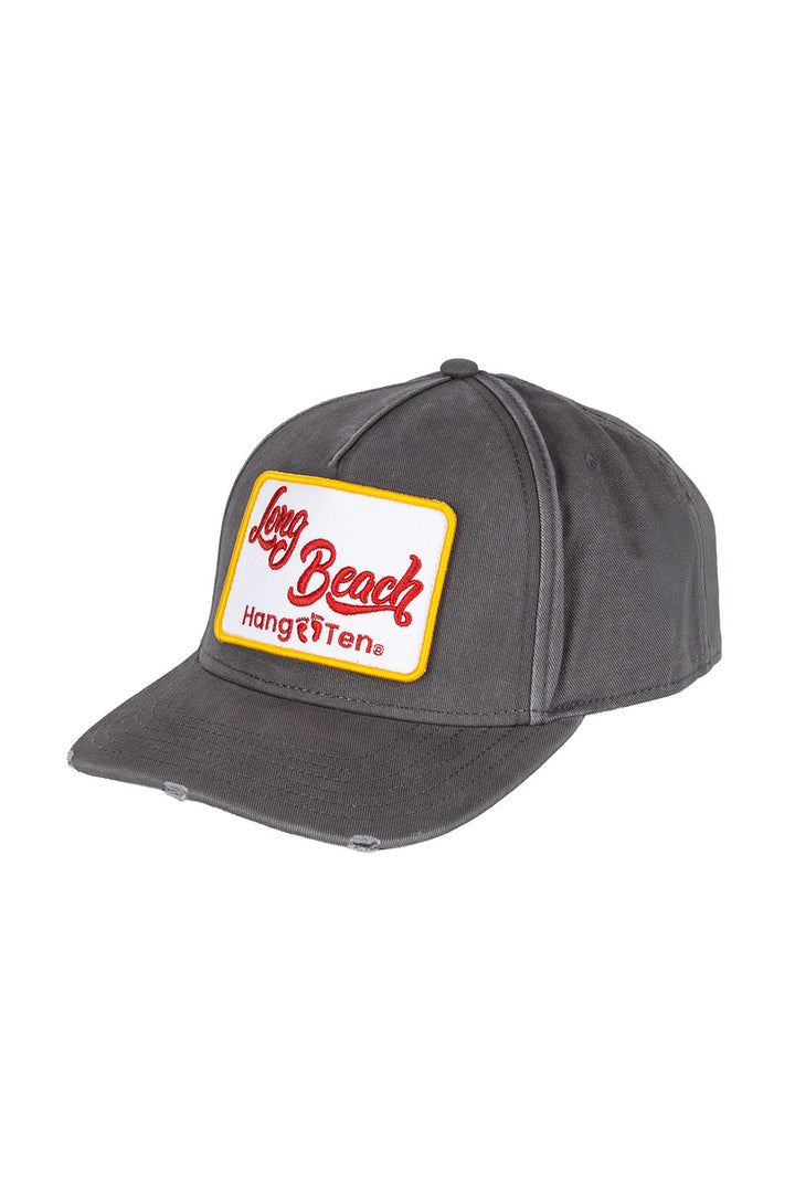 Gorra vintage gris LONG BEACH - Hang Ten 