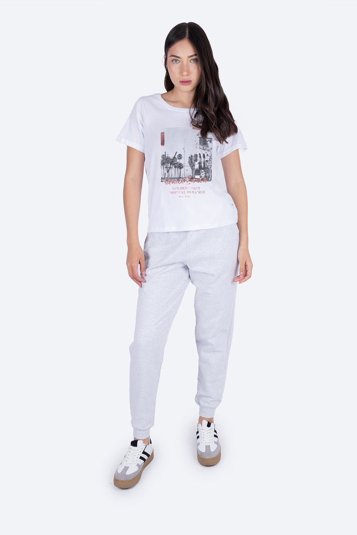 Playera manga corta con estampado  - Hang Ten