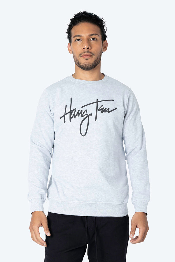 Sudadera cerrada gris claro  - Hang Ten 