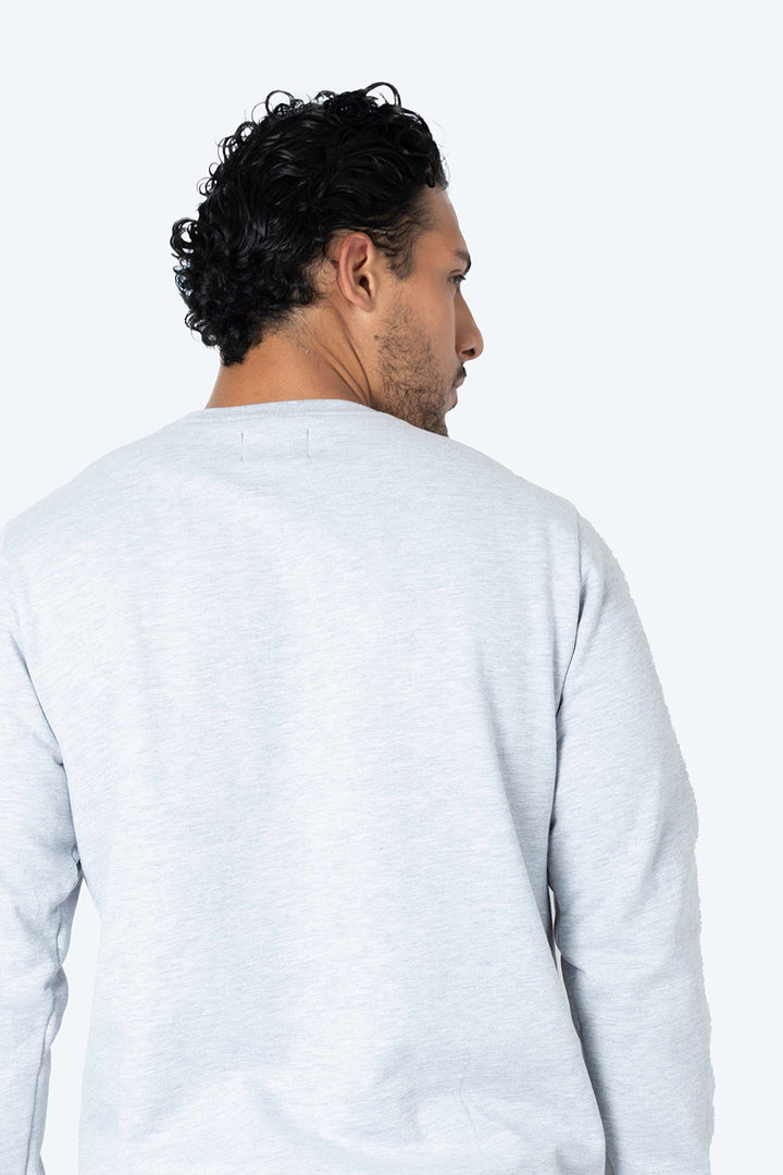 Sudadera cerrada gris claro  - Hang Ten 