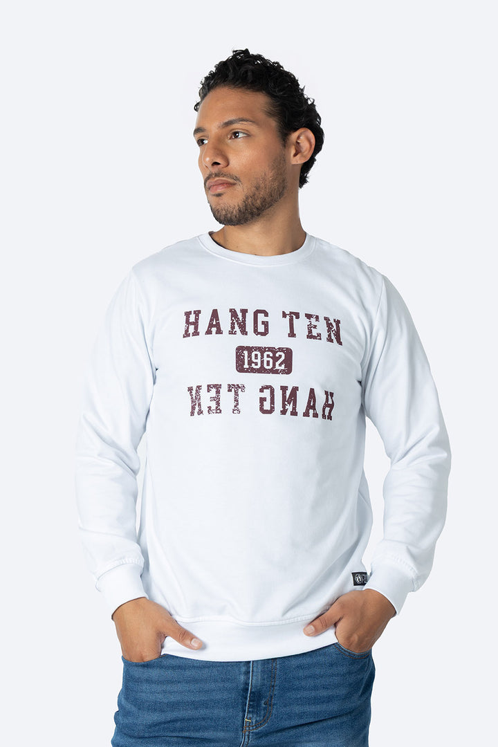 Sudadera blanca "HANG TEN" - Hang Ten 