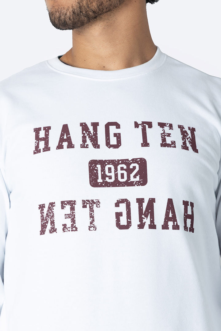 Sudadera blanca "HANG TEN" - Hang Ten 