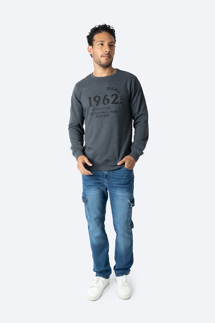 Sudadera gris "HANG TEN 1962" - Hang Ten 