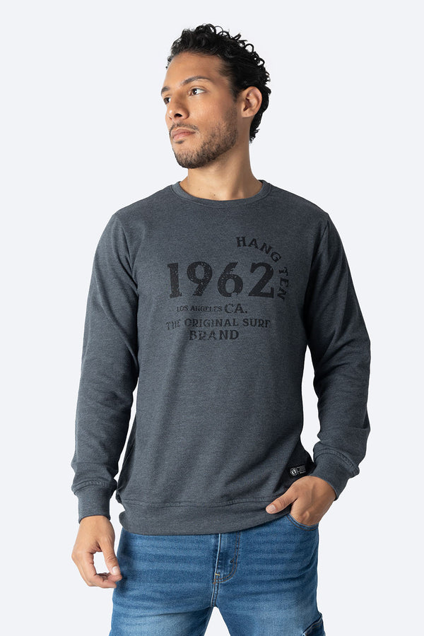 Sudadera gris "HANG TEN 1962" - Hang Ten 