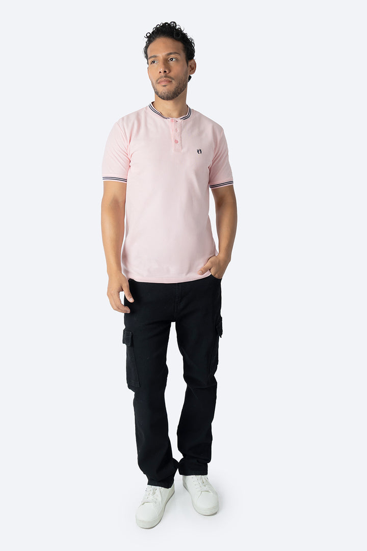Playera henley rosa - Hang Ten 