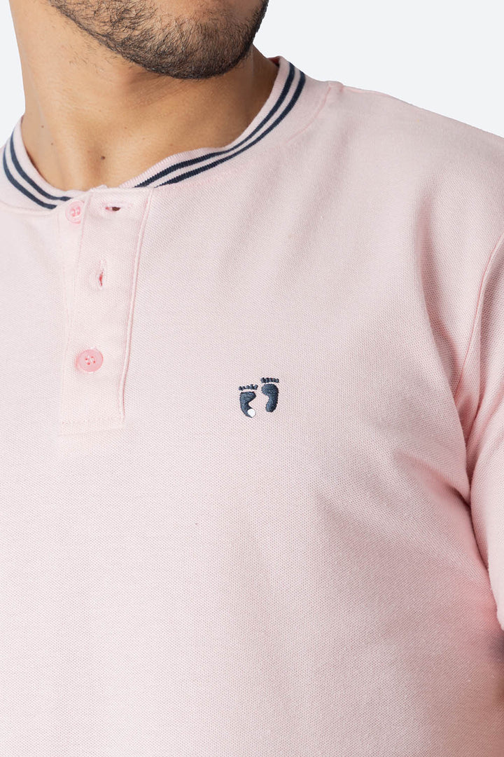 Playera henley rosa - Hang Ten 