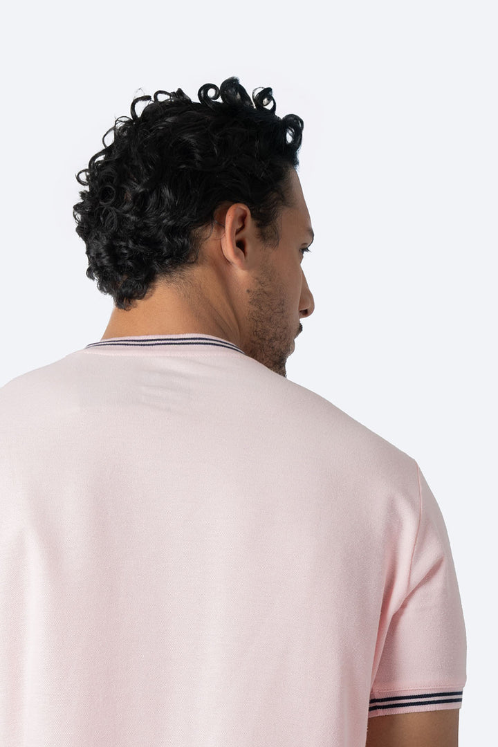 Playera henley rosa - Hang Ten 