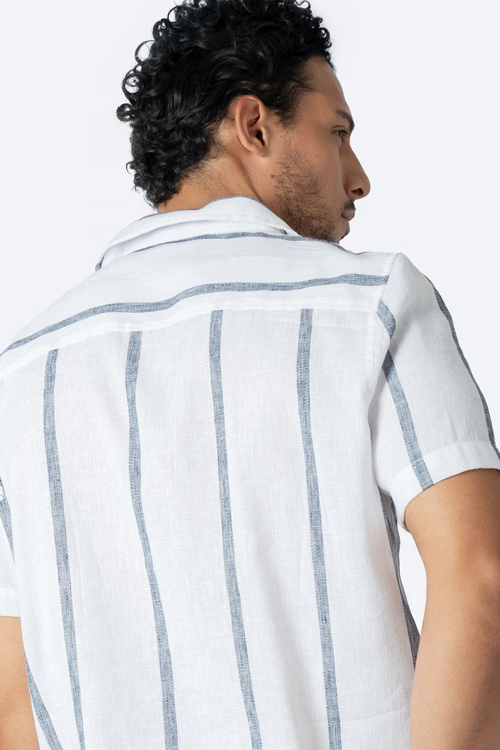 Camisa blanca con textura - Hang Ten