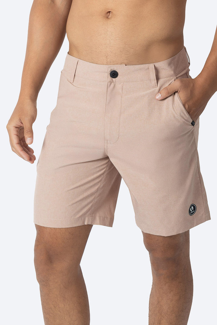 Traje de baño híbrido café claro new