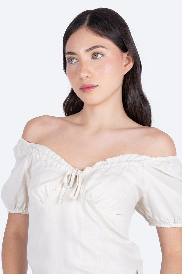 Blusa casual beige - Hang Ten