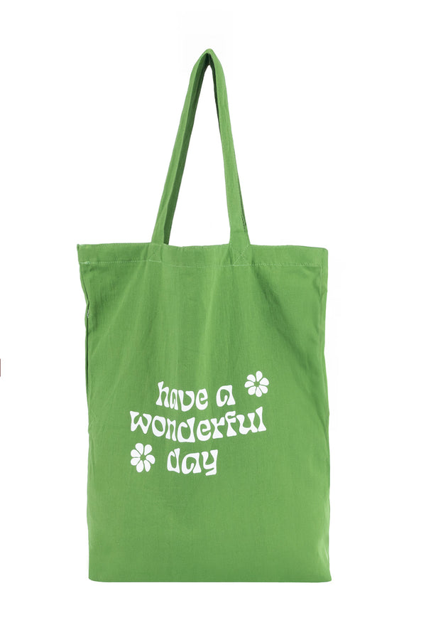 Bolsa verde estampada - Hang Ten