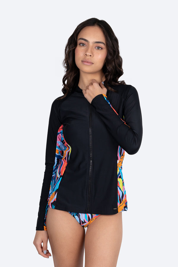 Rashguard con cierre - Hang Ten