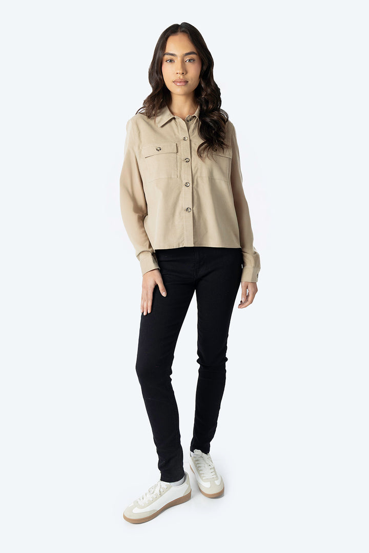 Sobrecamisa café de pana - Hang Ten