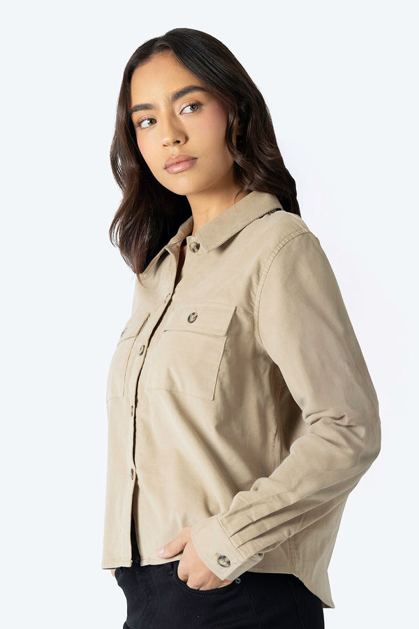 Sobrecamisa café de pana - Hang Ten