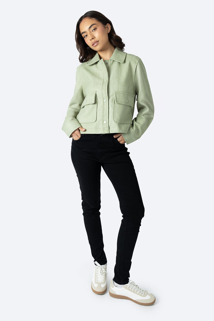 Chamarra casual verde claro -  Hang Ten