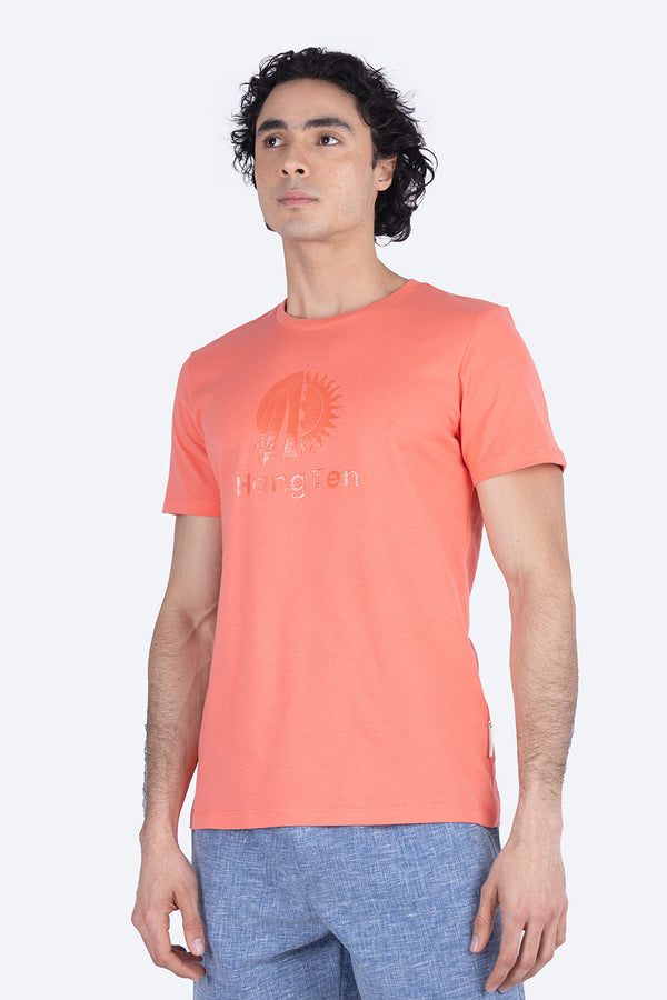 Playera coral cuello redondo - Hang Ten 