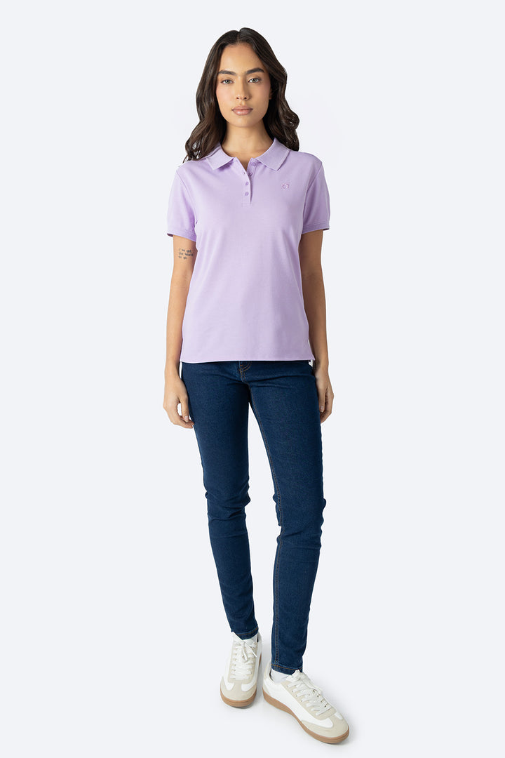 Polo piqué new lila - Hang Ten