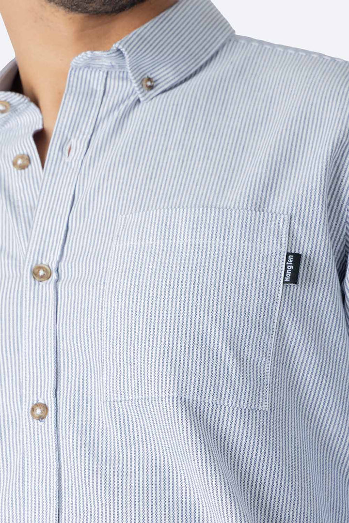 Camisa rayada azul - Hang Ten