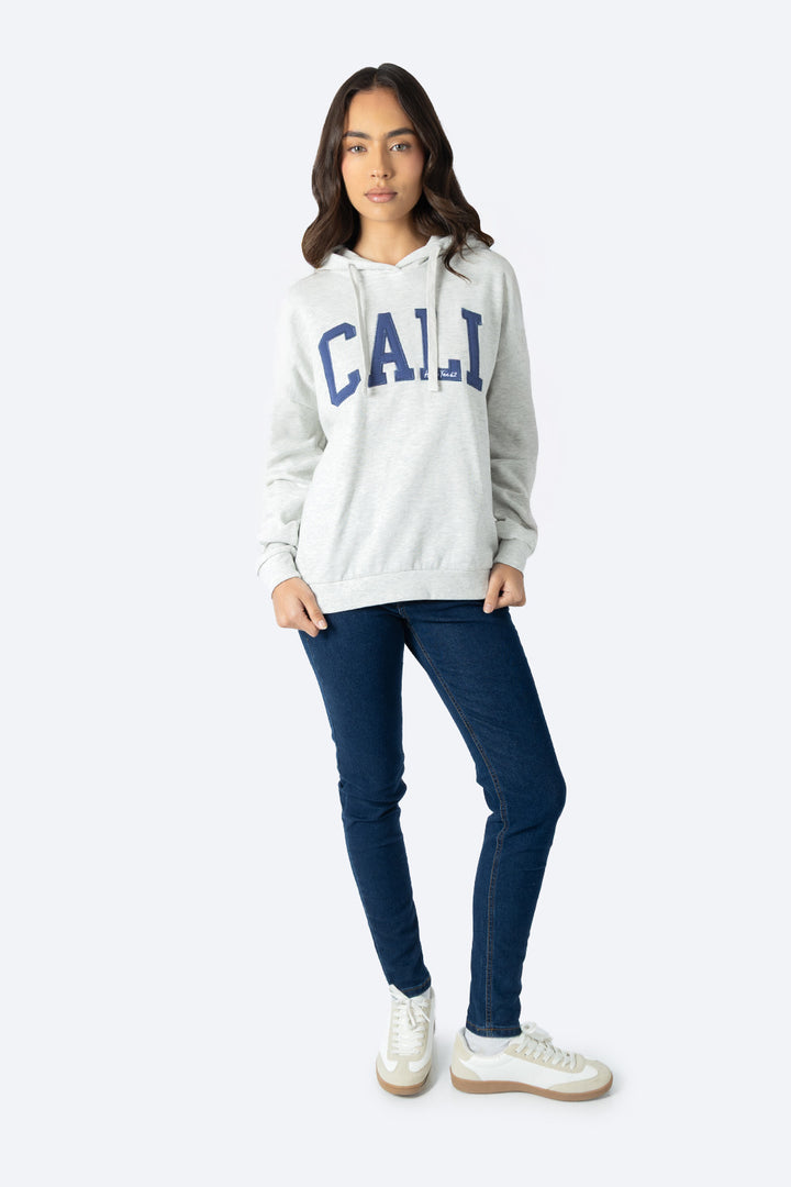 Sudadera oversize gris CALI -  Hang Ten