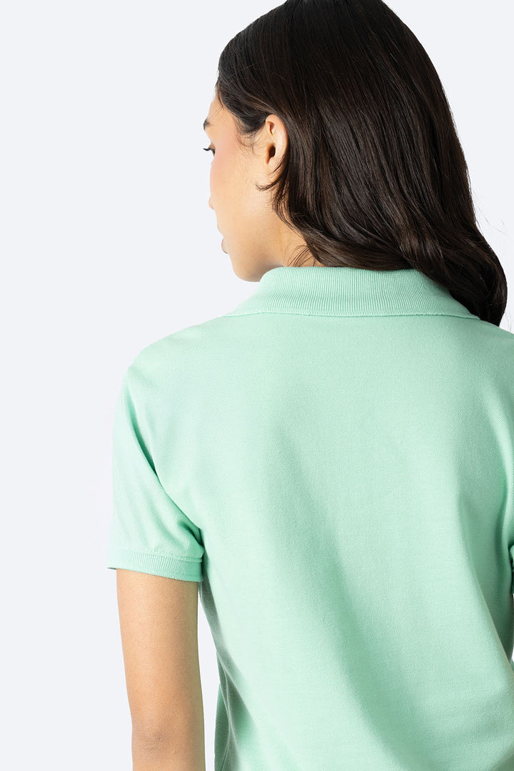 Polo piqué new verde - Hang Ten