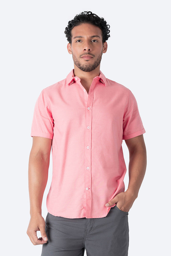 Camisa casual coral - Hang Ten