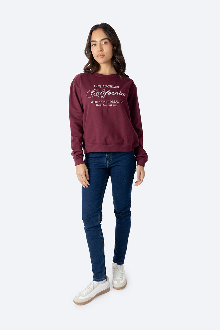 Sudadera vino CALIFORNIA -  Hang Ten