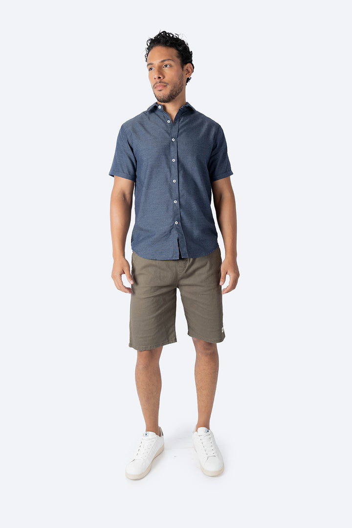 Camisa casual azul marino - Hang Ten