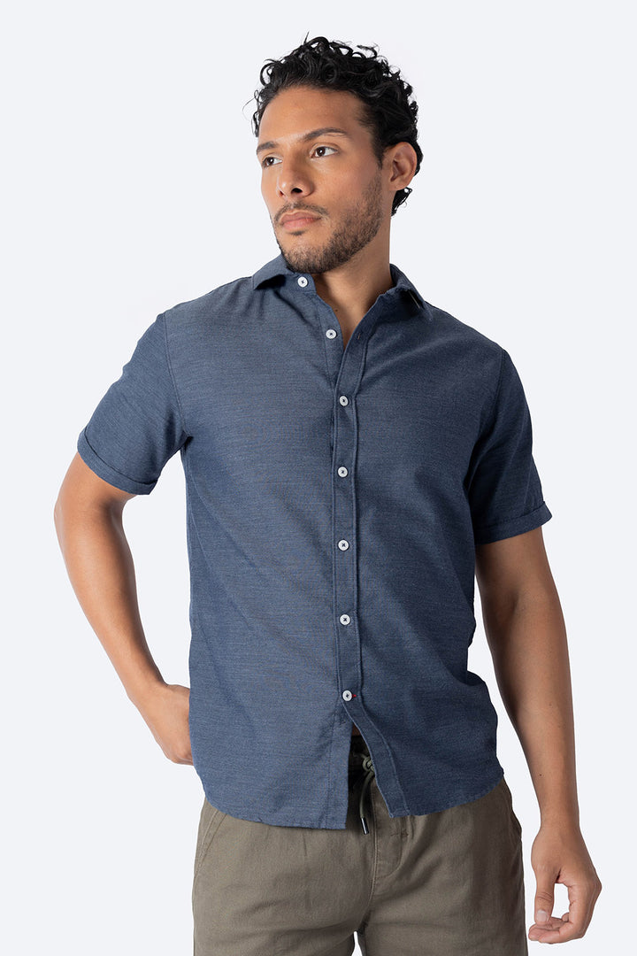 Camisa casual azul marino - Hang Ten