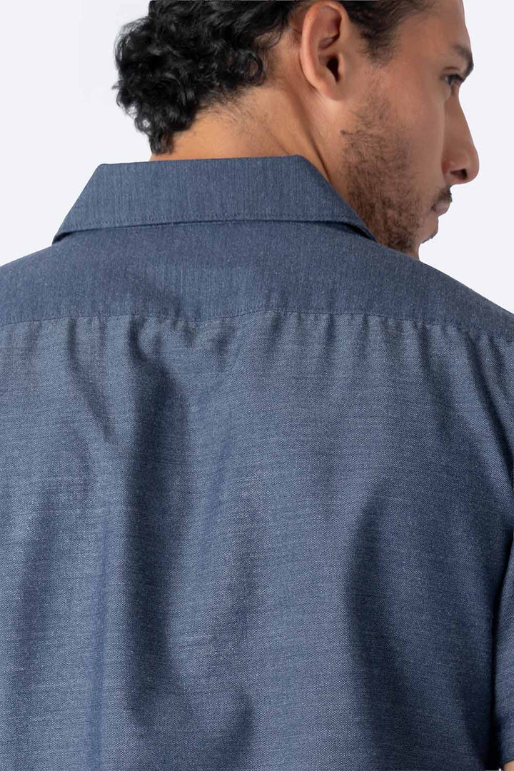 Camisa casual azul marino - Hang Ten