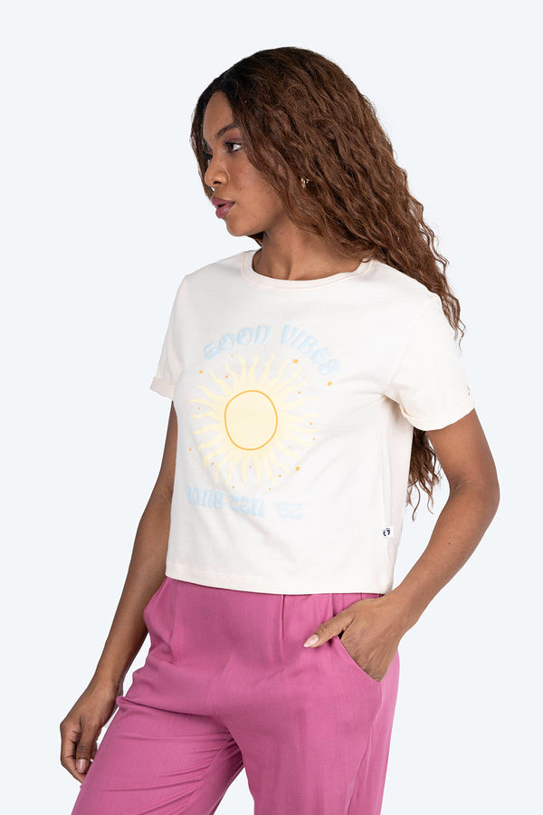 Playera estampada sol- Hang Ten