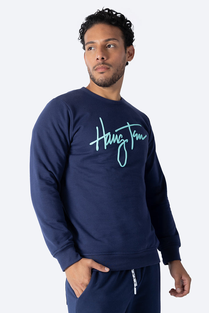 Sudadera cerrada azul marino - Hang Ten 