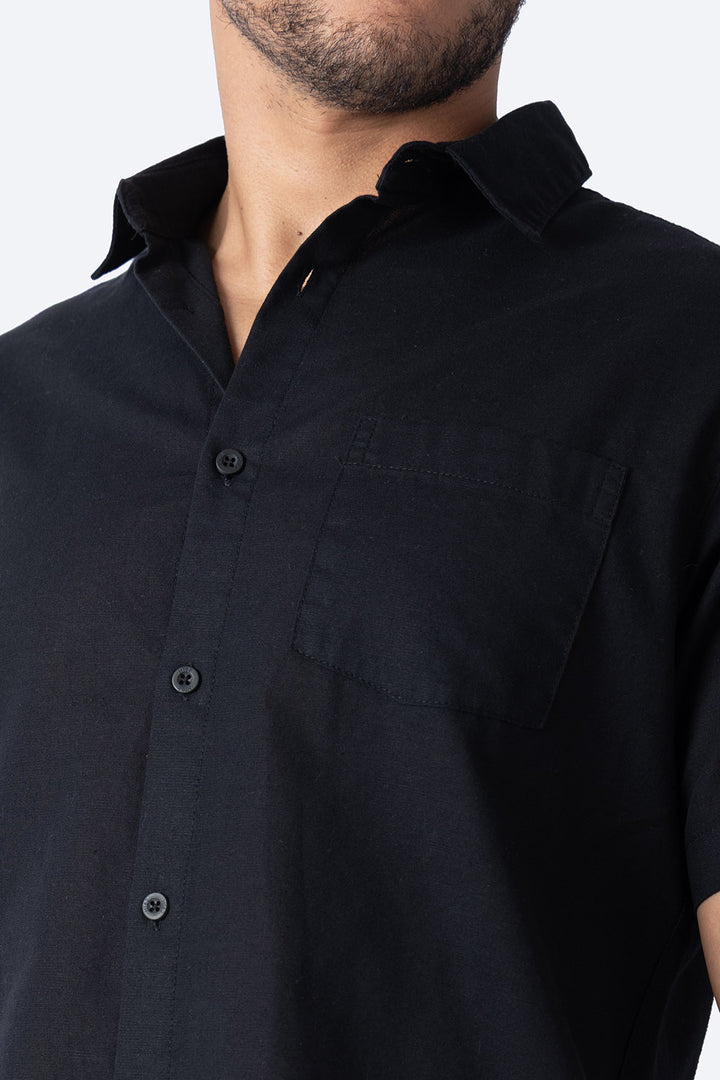Camisa regular fit negra - Hang Ten