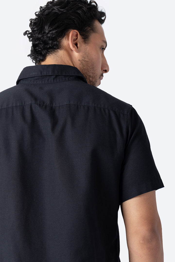 Camisa regular fit negra - Hang Ten