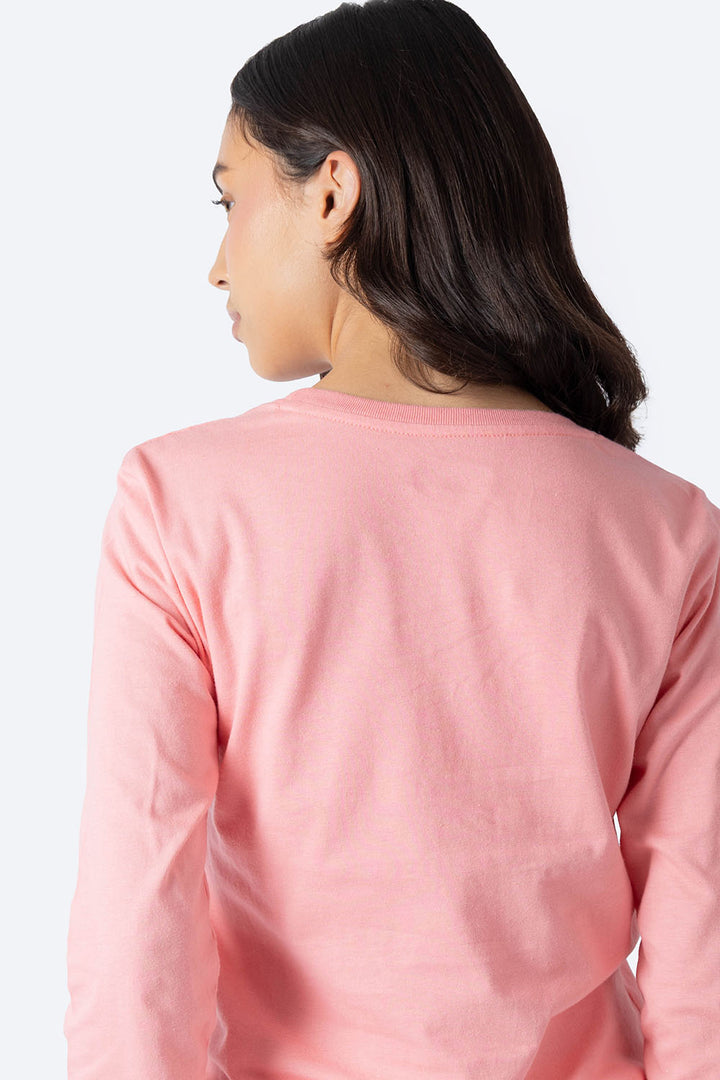 Playera manga larga rosa claro - Hang Ten