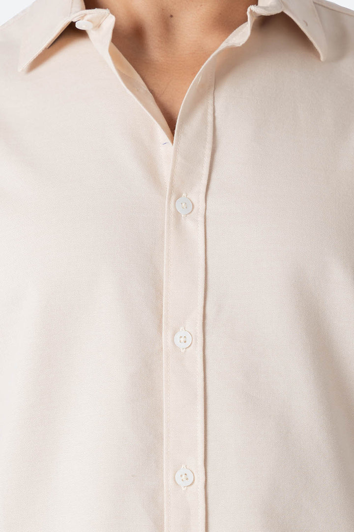 Camisa casual café claro - Hang Ten