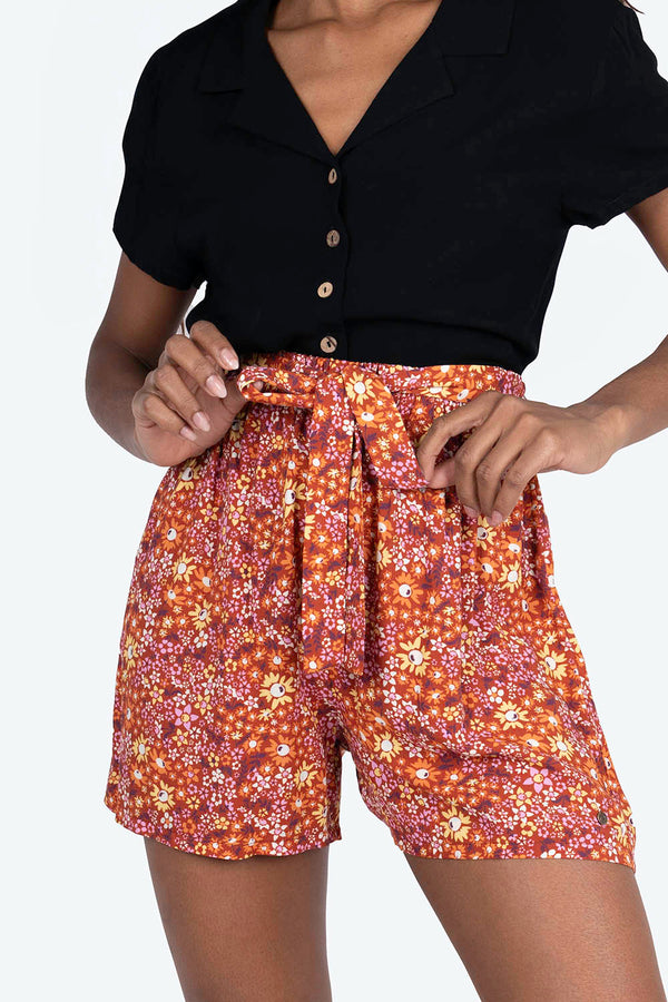 Short estampado floral