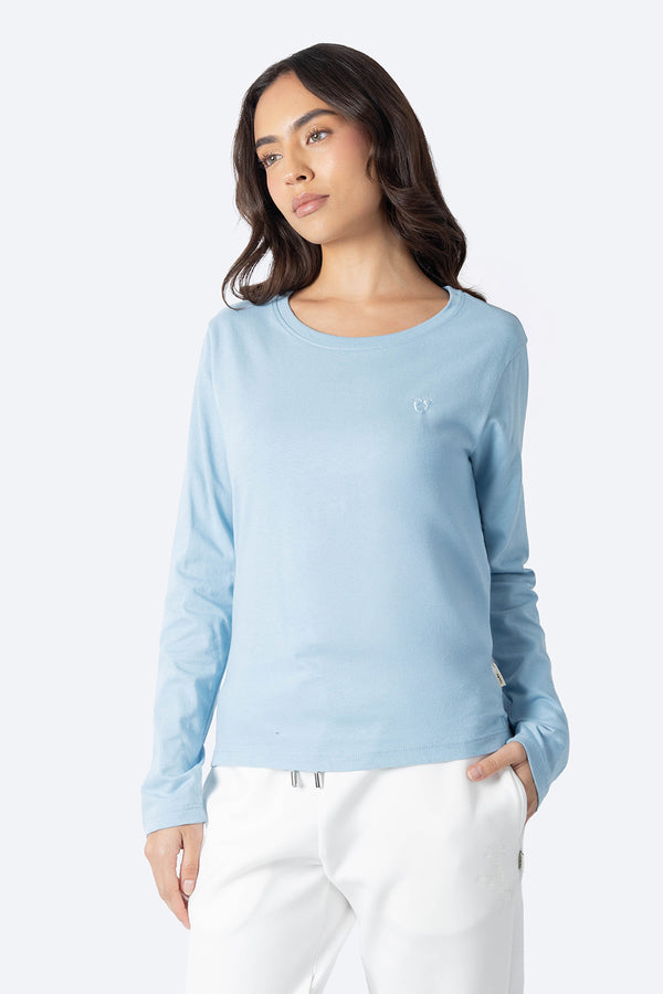 Playera manga larga azul claro - Hang Ten