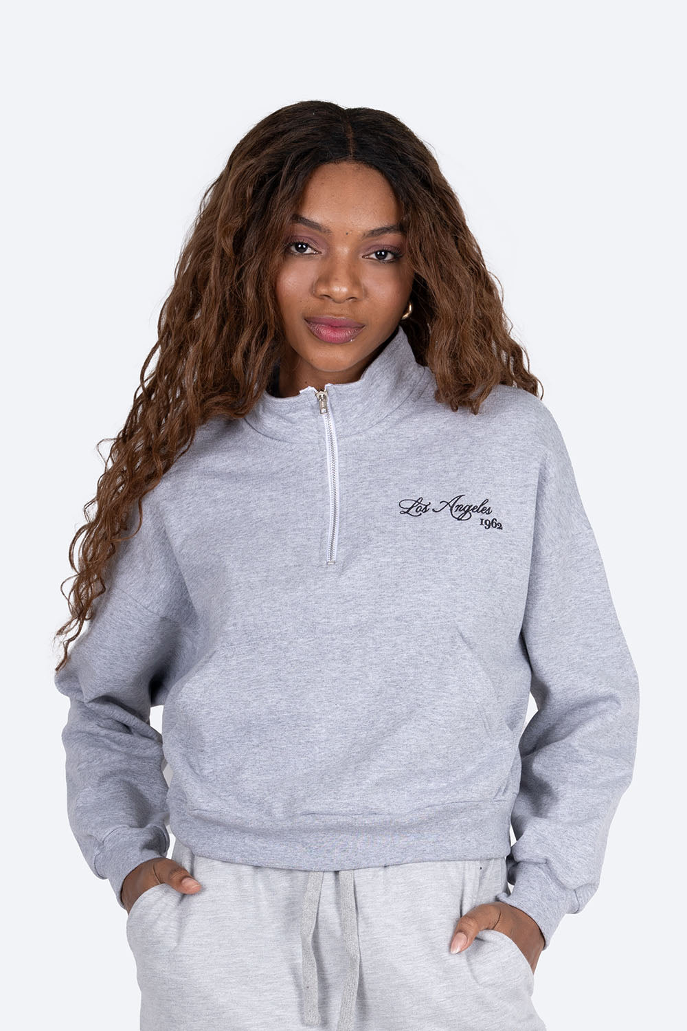 Sudadera cuello alto gris Hang Ten Hang Ten Mexico