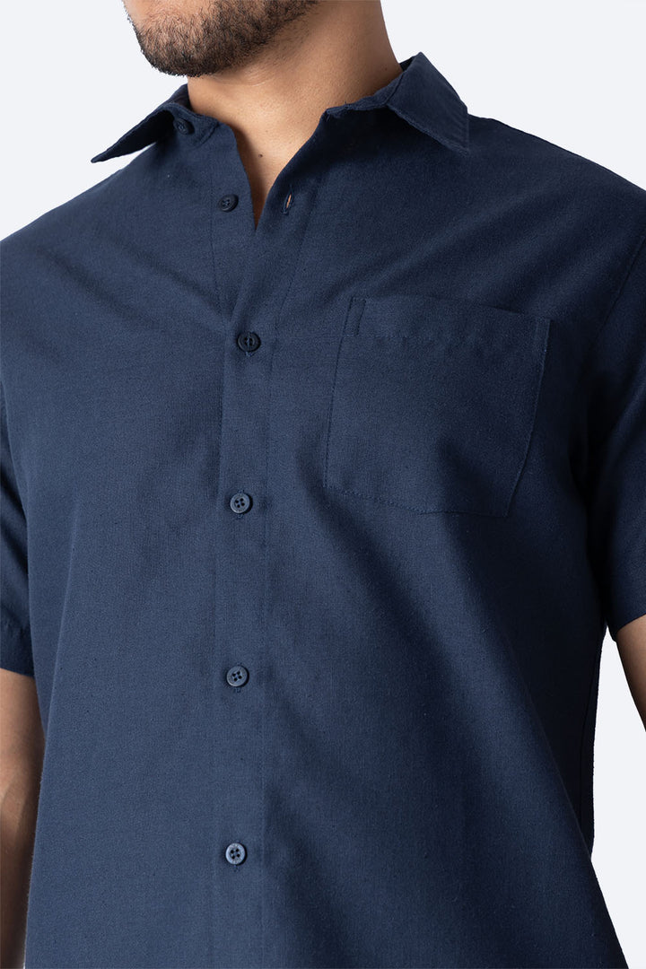 Camisa regular fit azul - Hang Ten
