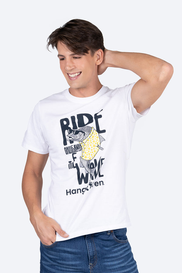 T-shirt estampado pez - Hang Ten