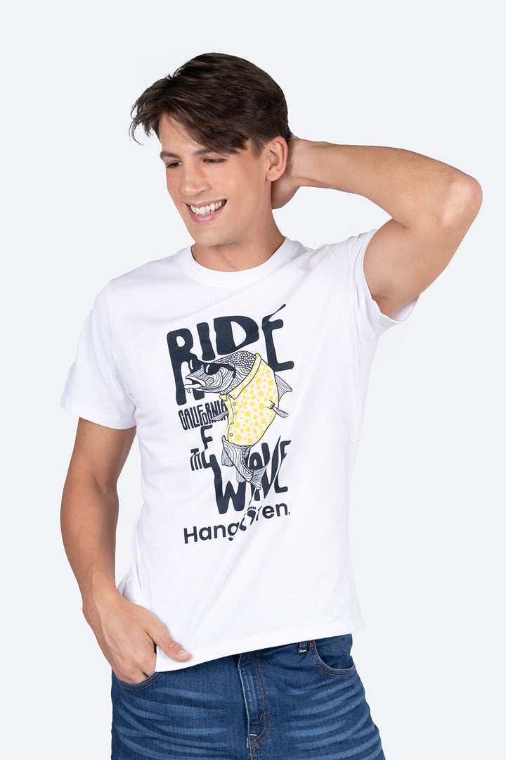 T-shirt estampado pez - Hang Ten