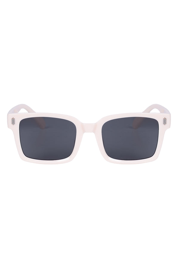 Lentes de sol marco rectangular beige - Hang Ten 