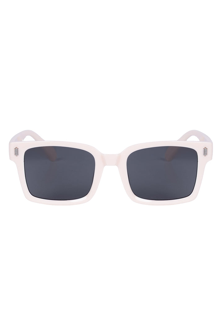 Lentes de sol marco rectangular beige - Hang Ten 