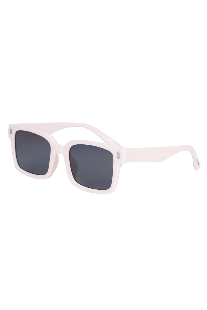 Lentes de sol marco rectangular beige - Hang Ten 