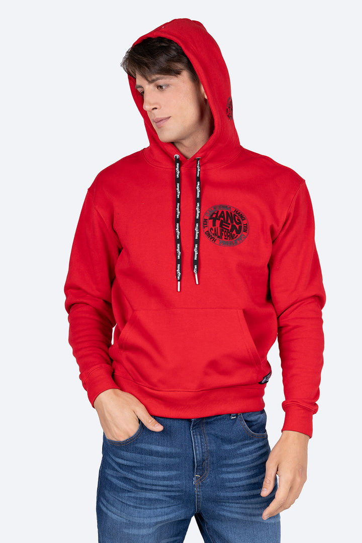 Sudadera cerrada con estampado - Hang Ten 