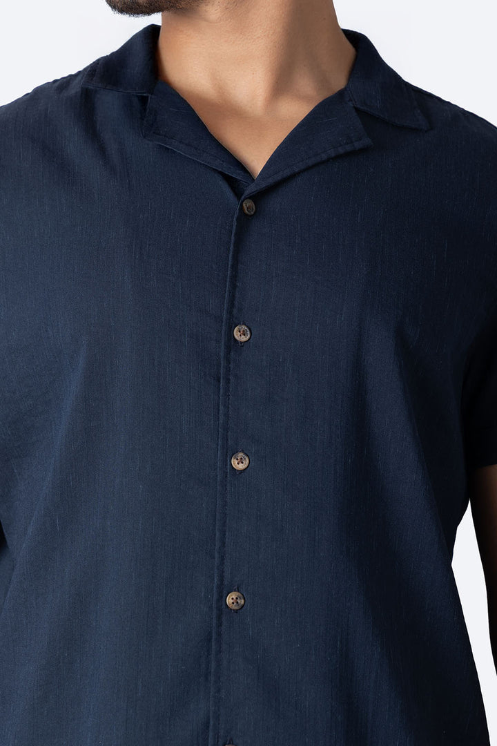 Camisa regular azul marino - Hang Ten