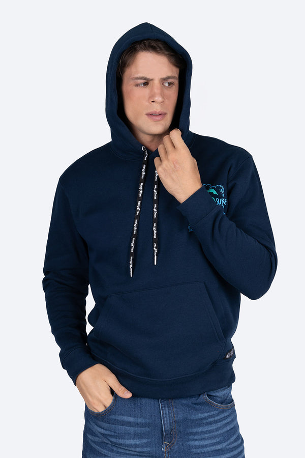 Sudadera cerrada con estampado palmeras - Hang Ten