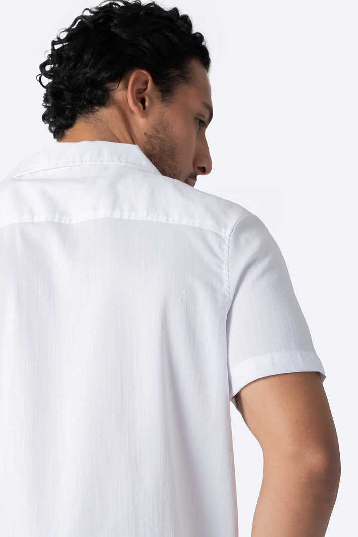 Camisa regular blanca - Hang Ten